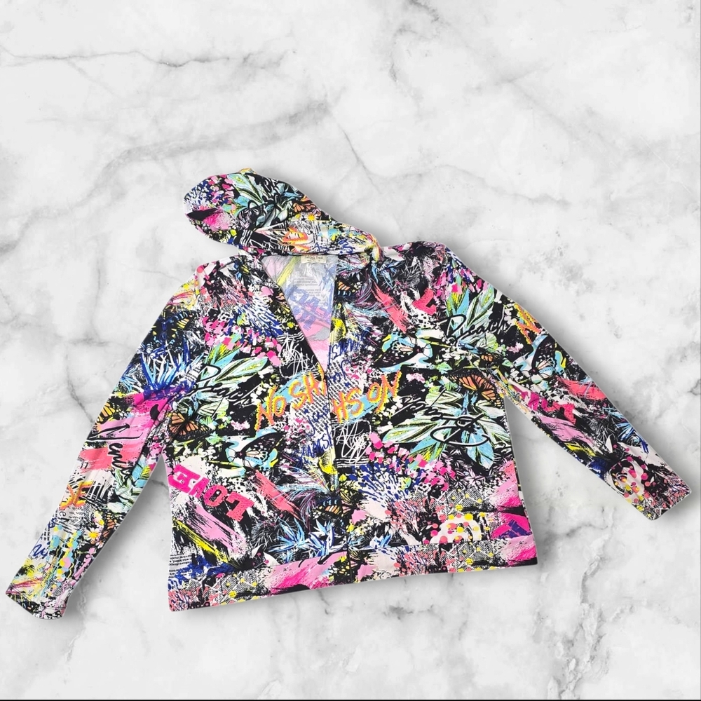 Full Circle Trends Long Sleeve Hoodie Jacket Size 2X- A18